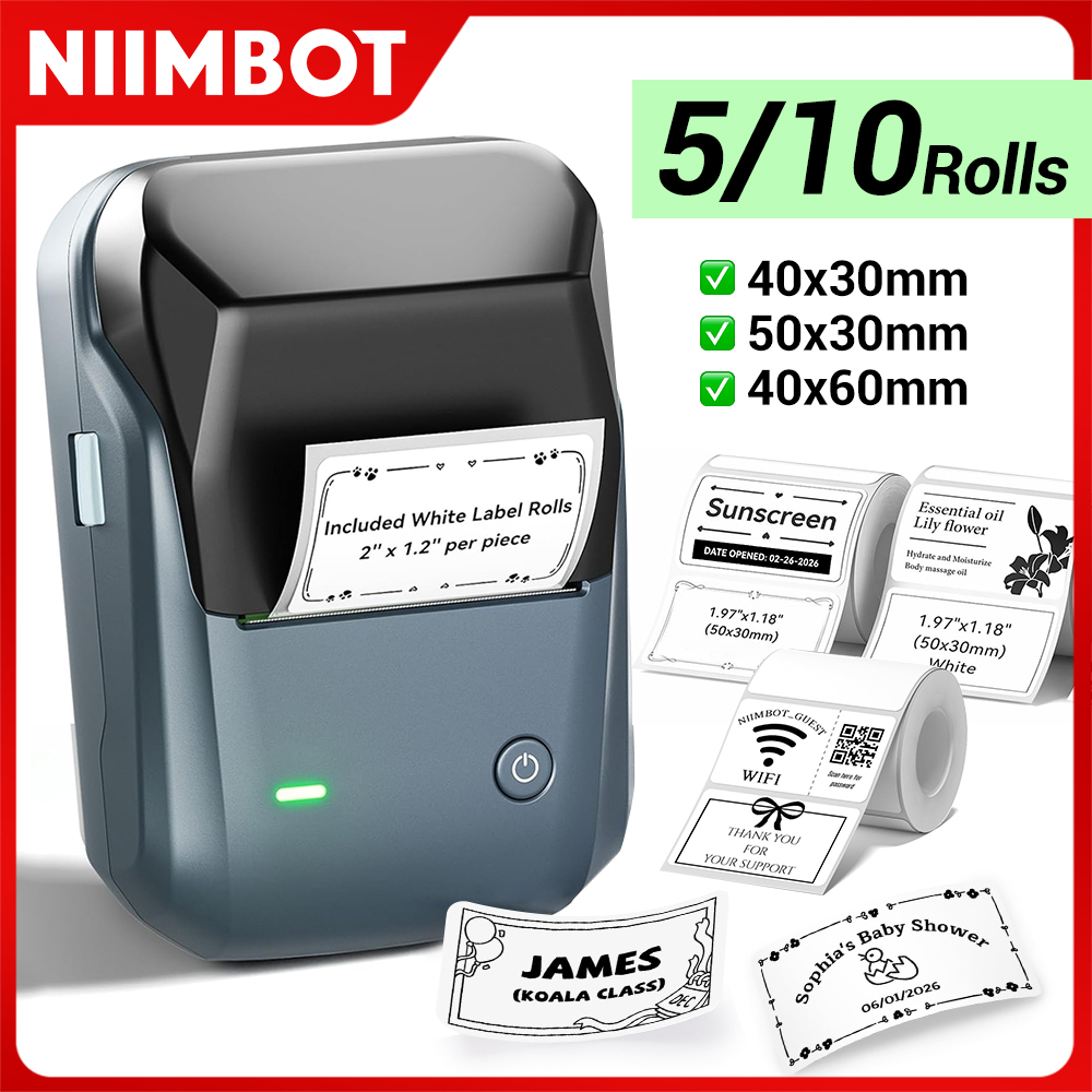 Commercial Printing Network - Niimbot B1 Yazıcı Termal Bluetooth Kablosuz