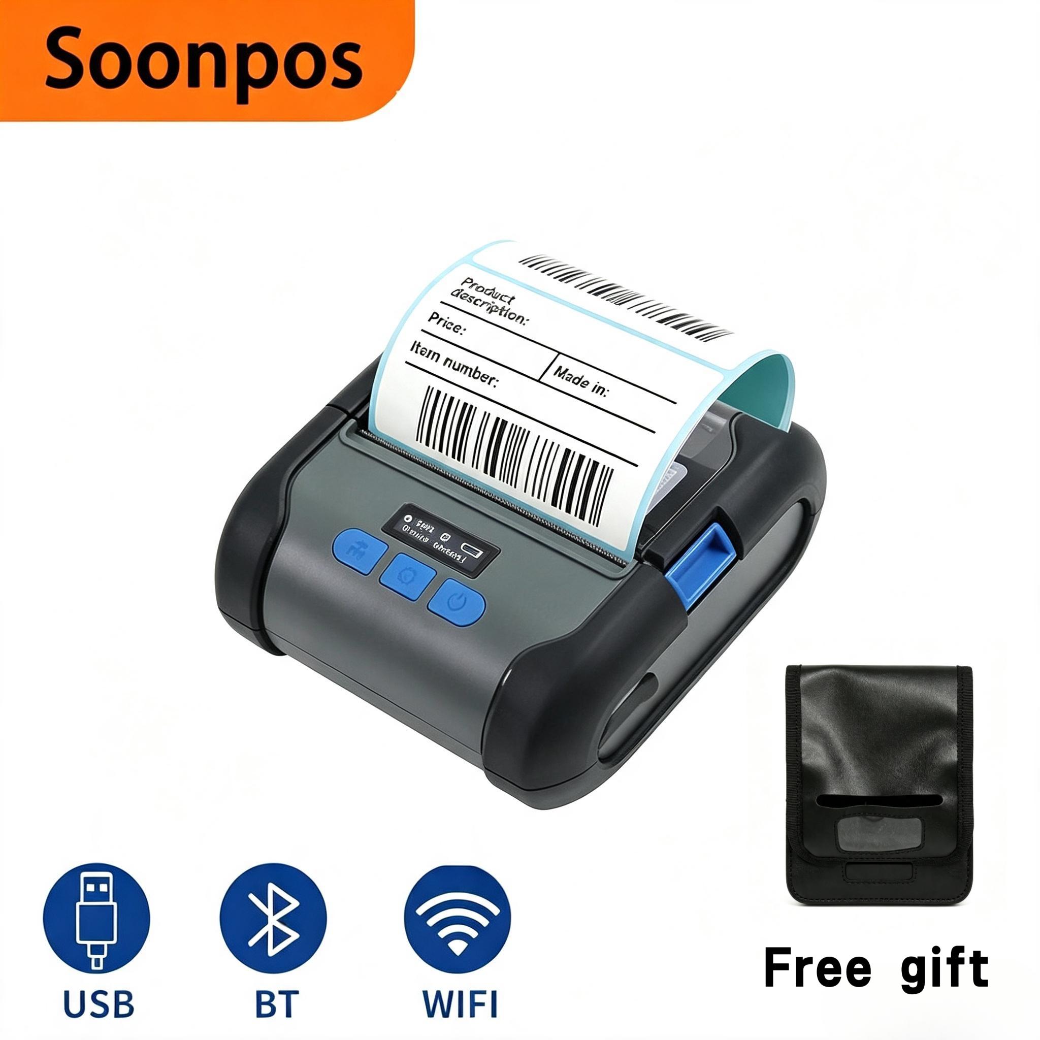 Commercial Printing Network - Soonpos 80 mm Taşınabilir Termal Yazıcı,