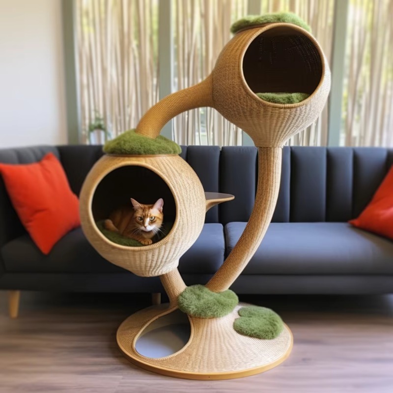 Commercial Printing House - Modern Kedi Apartmanı Evi, Ekolojik Malzemelerle