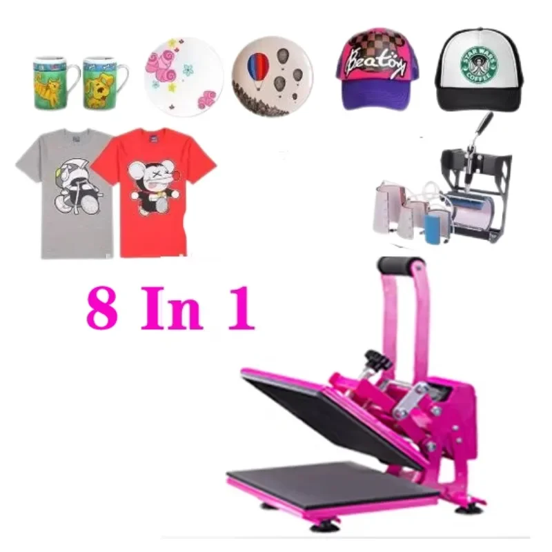8'i 1 Arada Isı Transfer Makin - Commercial Grade Printing Press incelemesi ve fiyatı