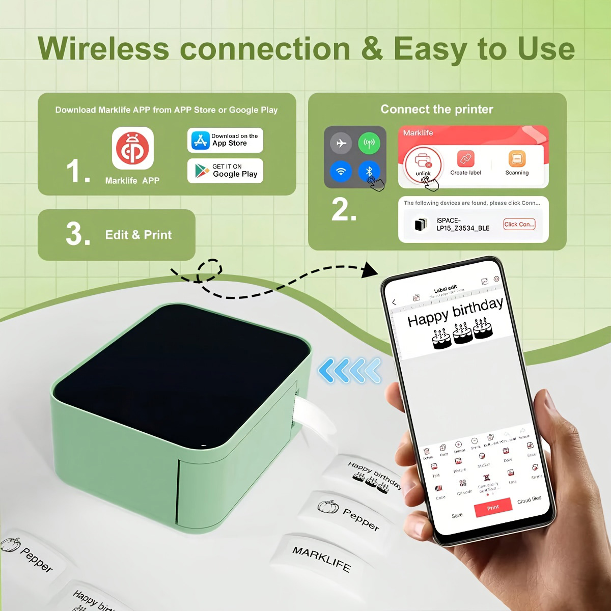 Marklife P15 Etiket Yazıcısı T - Commercial Printing Network incelemesi ve fiyatı