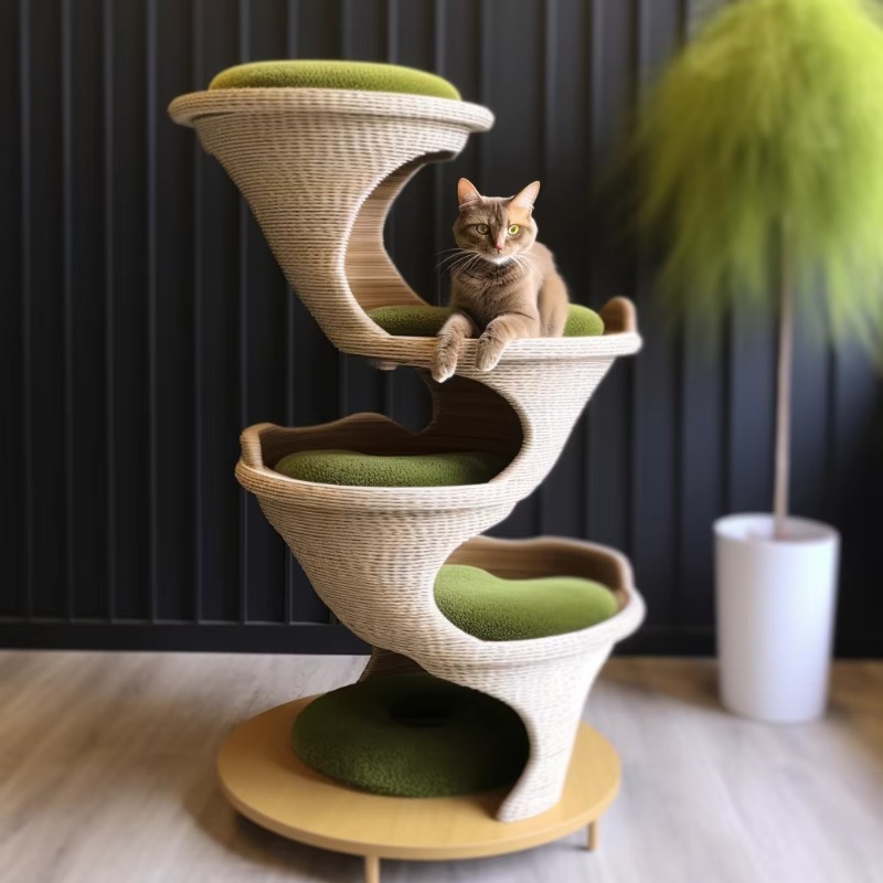 Modern Kedi Apartmanı Evi, Eko - Commercial Printing House incelemesi ve fiyatı