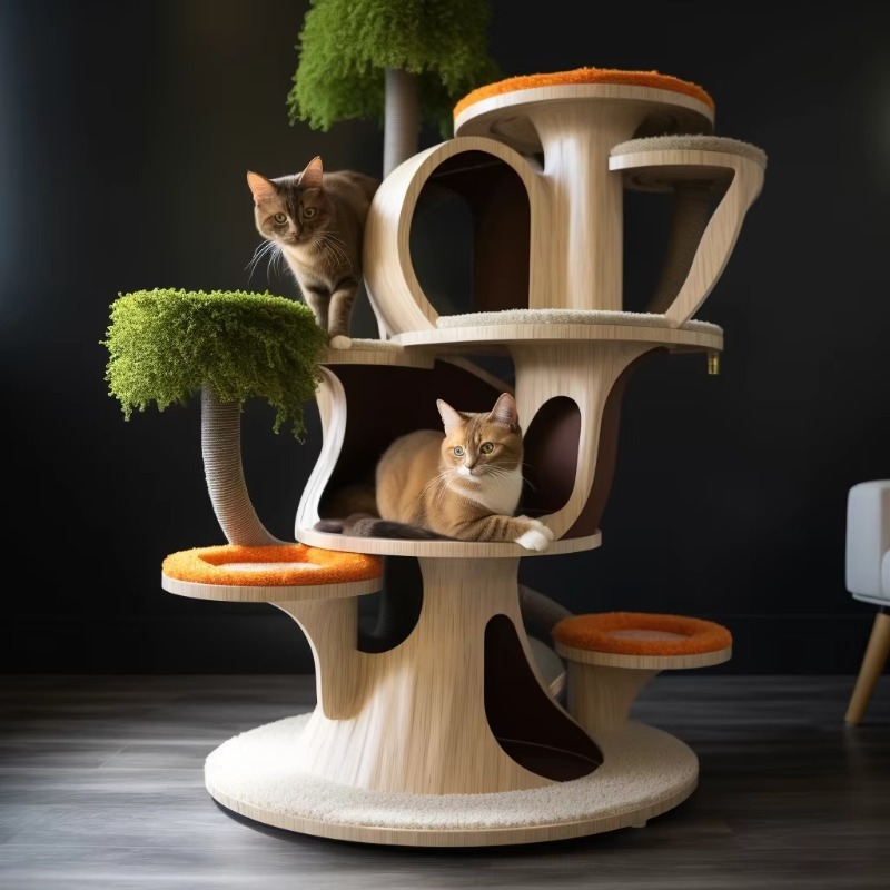 Modern Kedi Apartmanı Evi, Eko - Commercial Printing House incelemesi ve fiyatı